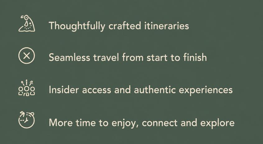 Travel Deeper. Plan Less.